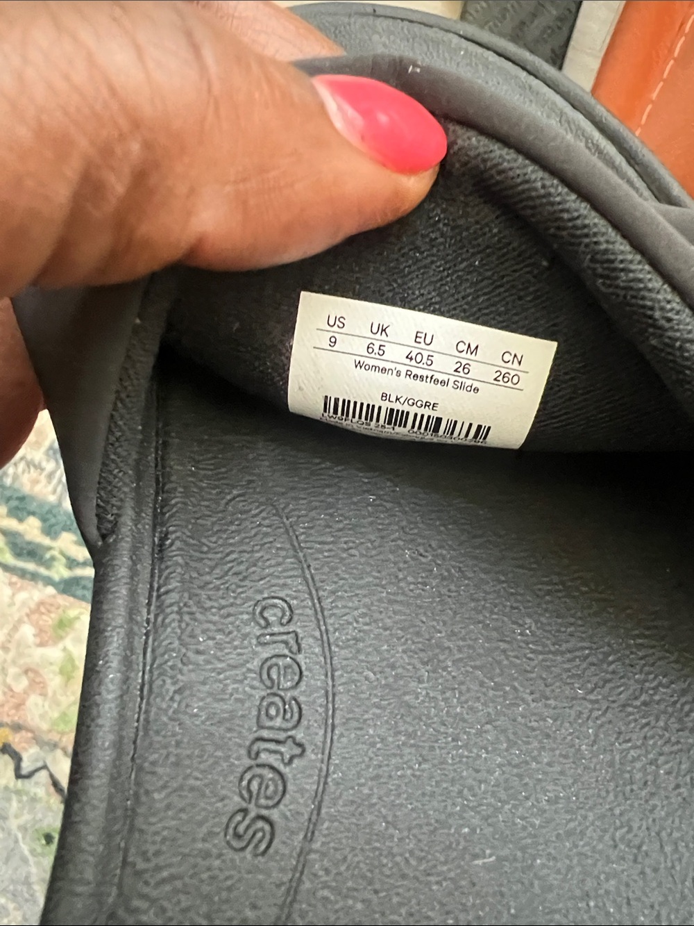 LULULEMON RESTFEEL WOMEN’s
SLIDE BLACK SIZE 9 Sandals Slip-On - Picture 8 of 8